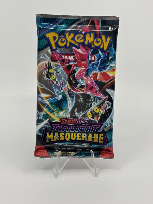 Pokémon TCG: SV06 - Twilight Masquerade Factory Sealed Booster Pack Random Art
