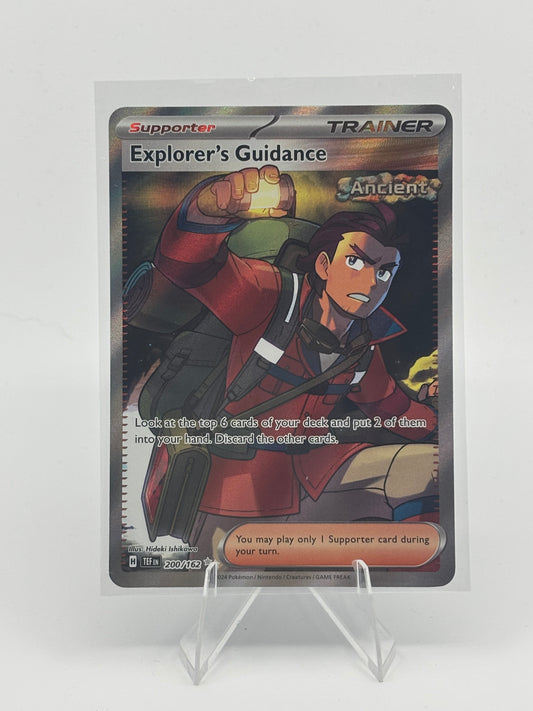 Pokemon Explorer's Guidance 200/162 SV05: Temporal Forces Trainer IR