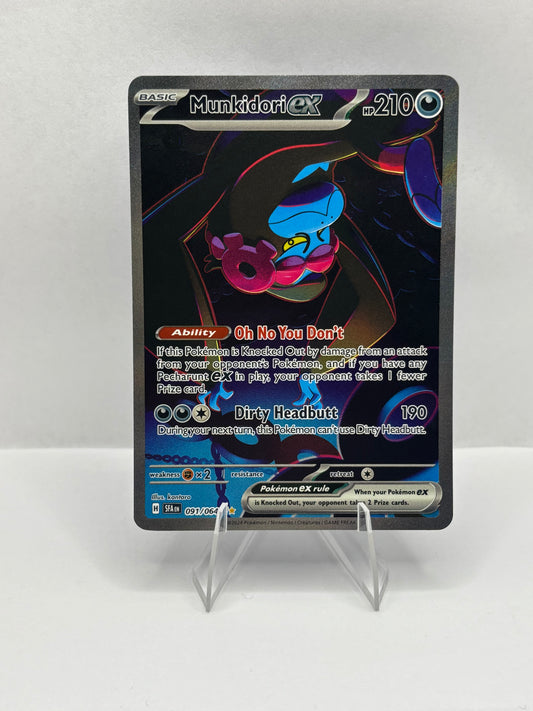 Pokemon Munkidori ex 091/064 Sv: Shrouded Fable SIR
