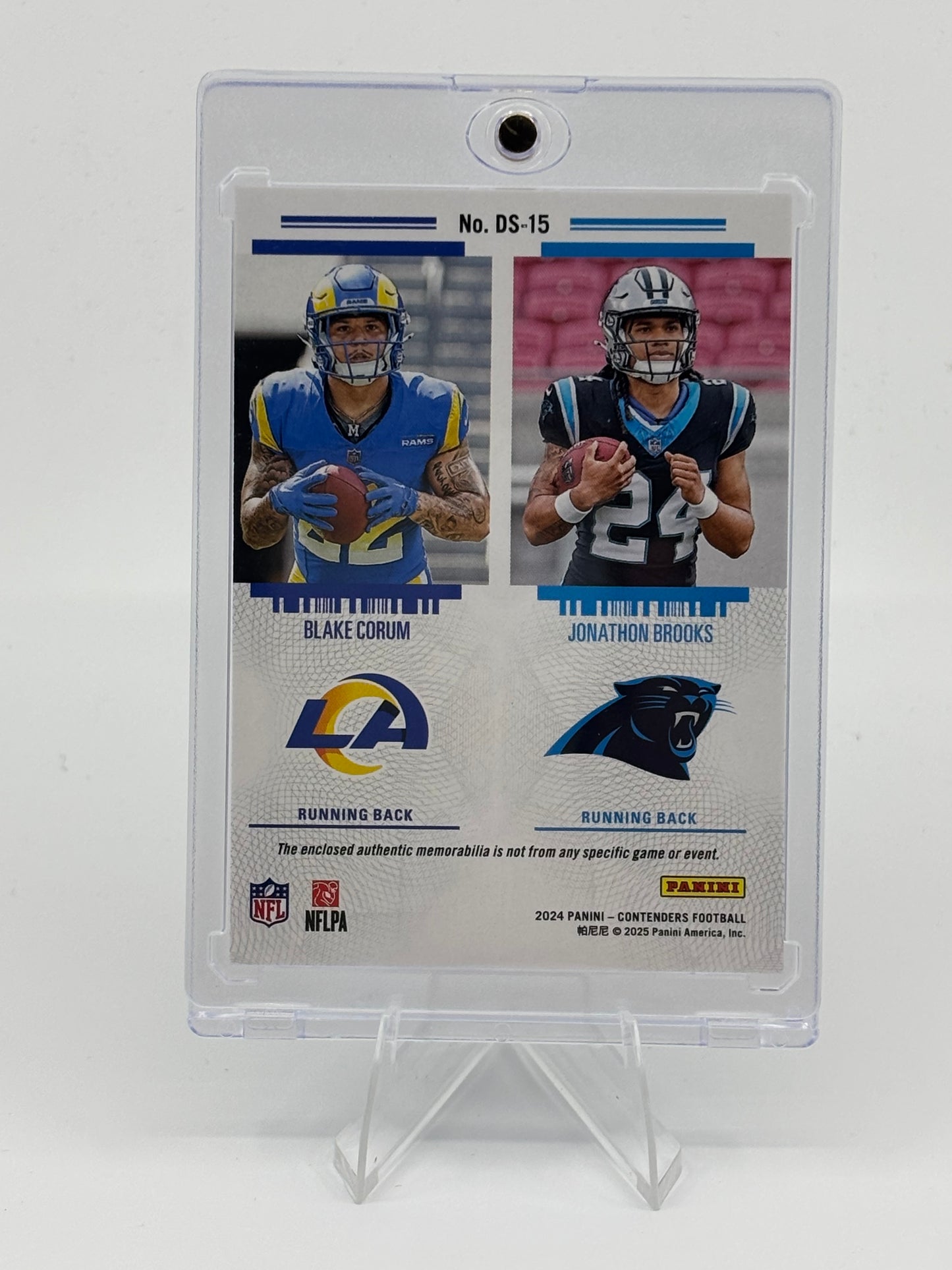 2024 Panini Contenders Football Rookie Ticket Blake Corum Johnathon Brooks