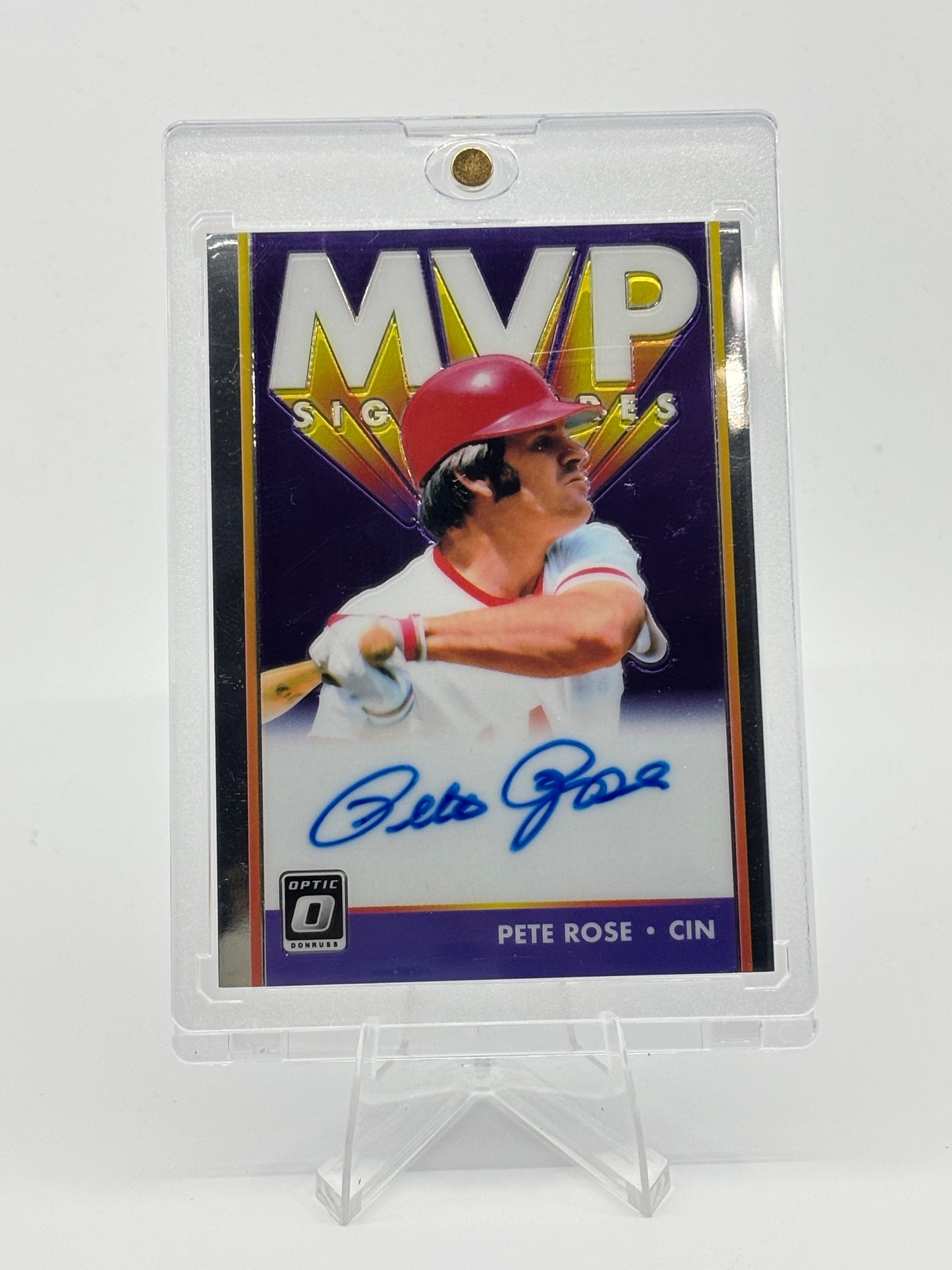 Pete Rose 2019 Auto Panini Optic MVP Signatures