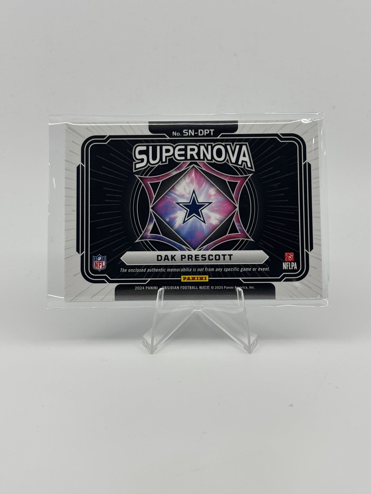 2024 Panini Obsidian - Supernova Swatches Dak Prescott #SN-DPT (MEM)