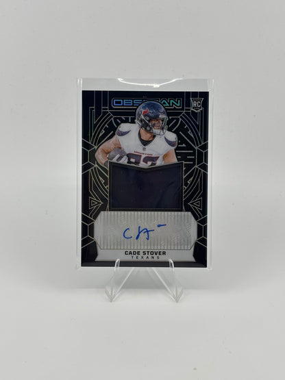 2024 Panini Obsidian - Rookie Jumbo Jersey Autographs Cade Stover #RJJ-CSR /299