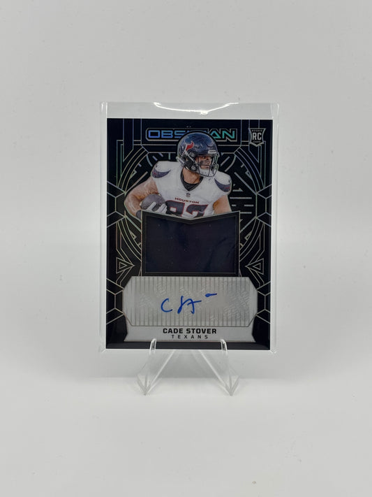 2024 Panini Obsidian - Rookie Jumbo Jersey Autographs Cade Stover #RJJ-CSR /299