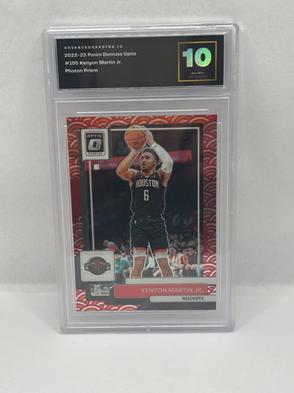 2022-23 Panini Donruss Optic - Kenyon Martin Jr. #195 Photon Prizm AdvanceAI 10
