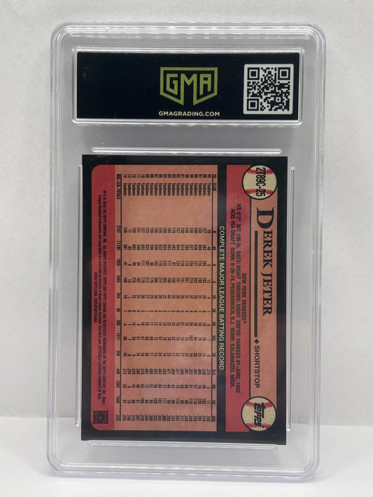 2024 Topps Series 2 - 1989 Topps Chrome Silver Pack Mojo Derek Jeter /75 GMA 10