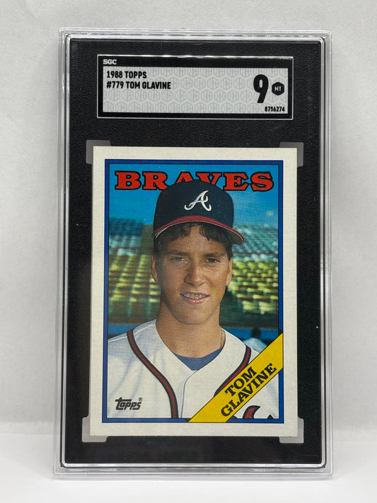 1988 Topps - Tom Glavine #779 (RC) - SGC 9