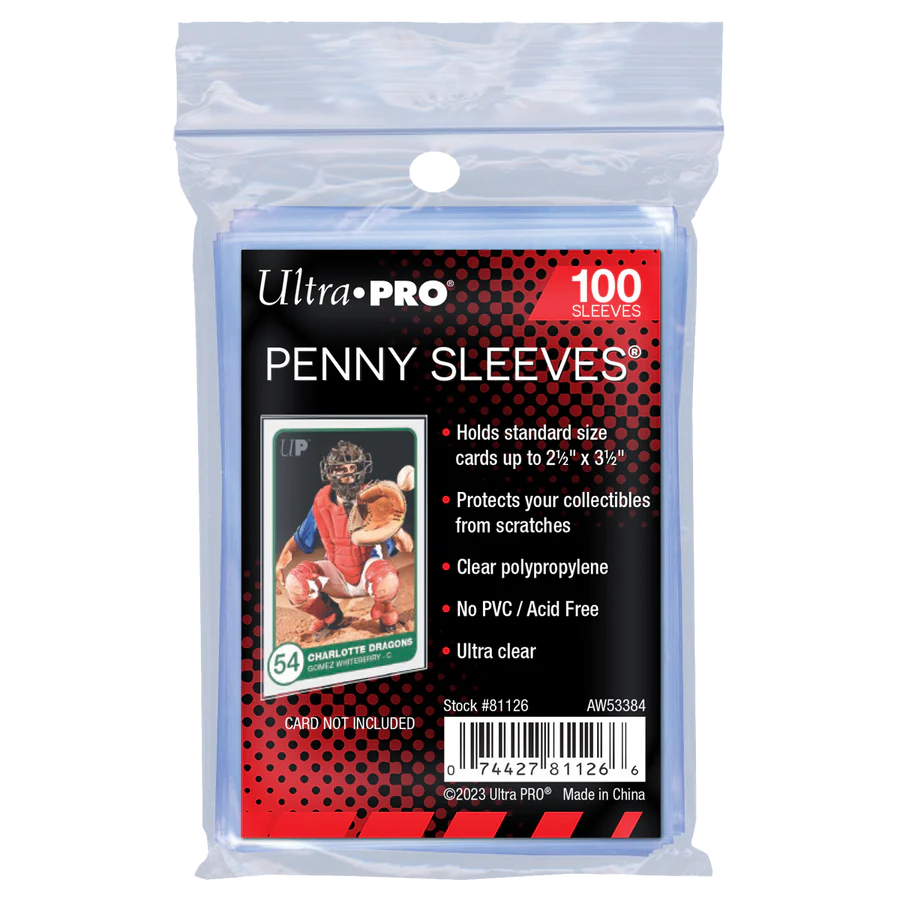 Penny Sleeve - 100 - Standard Size