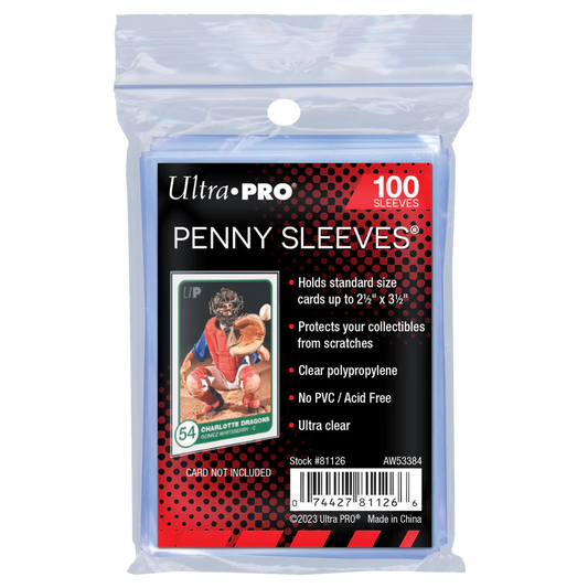Penny Sleeve - 100 - Standard Size