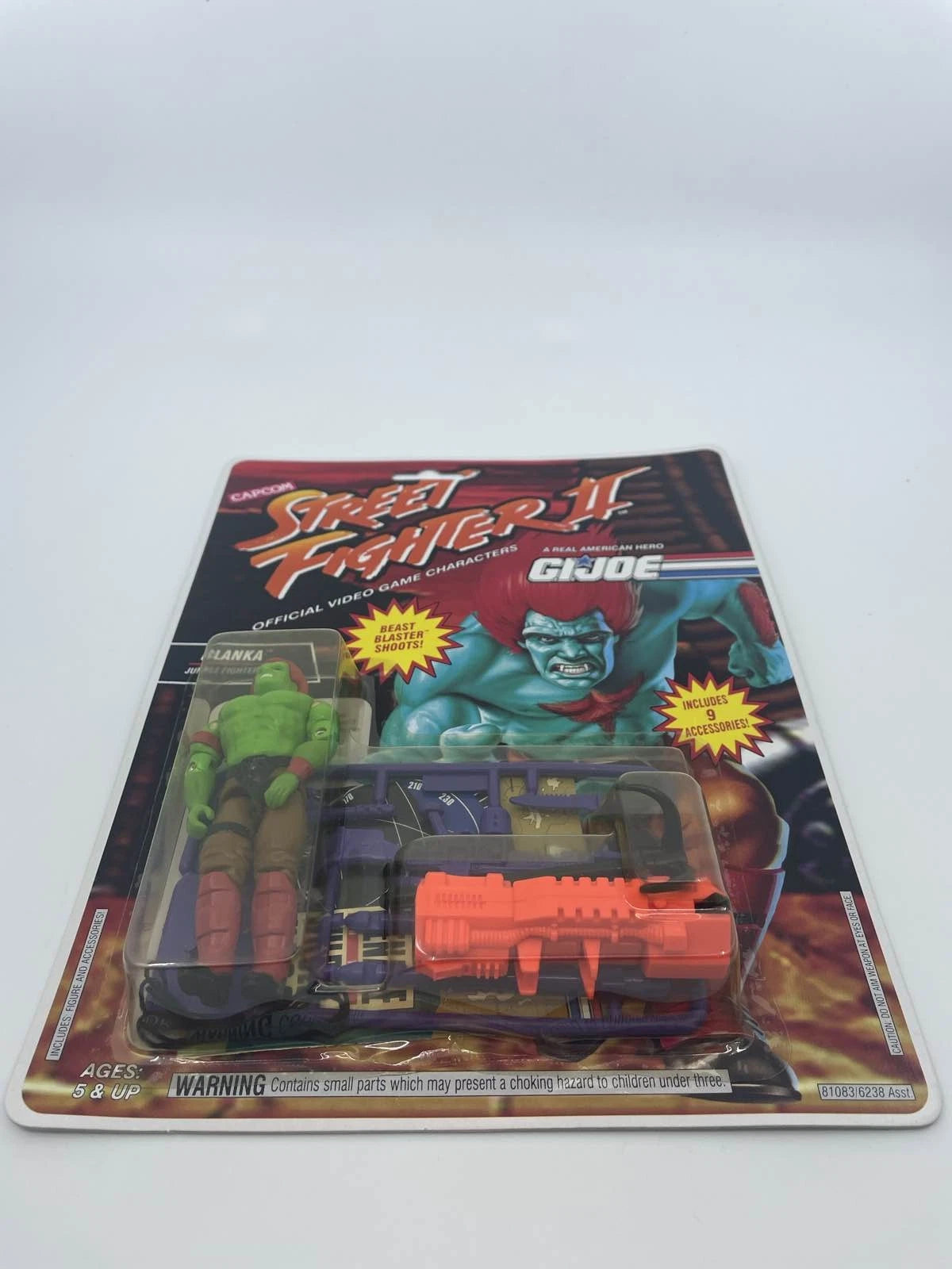 1993 Hasbro GI Joe Street Fighter II Blanka Figure