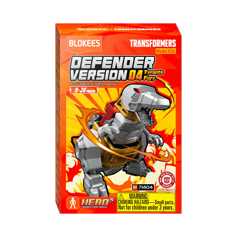 2025 - Transformers Defender Version 04 Tyrants Fury - Blokees