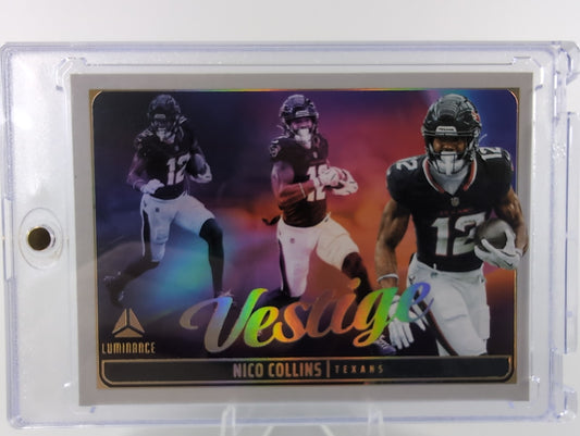 2025 Panini Luminance - Nico Collins Vestige Insert #25 Houston TX Texans