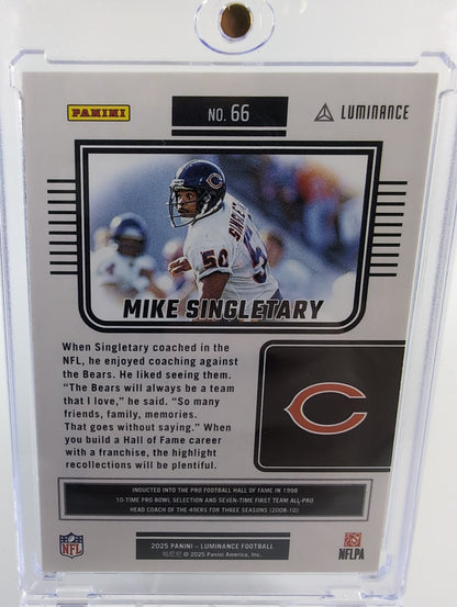 2025 Panini Luminance - Mike Singletary #66 Chicago Bears