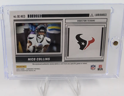 2025 Panini Luminance - Nico Collins Beacons Insert #25 Houston TX Texans Serialized 50/50