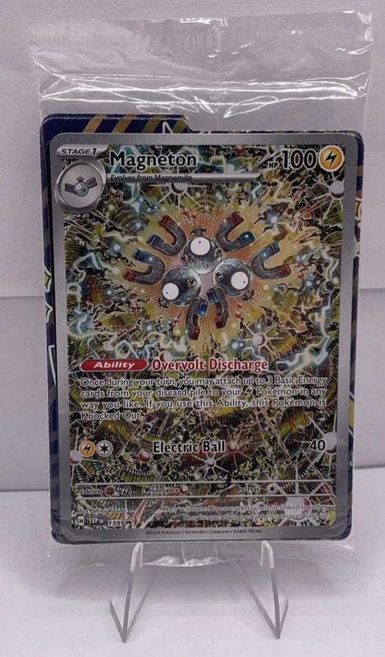 Pokemon Magneton SVP 159 Black Star Promo Sealed Holo TCG