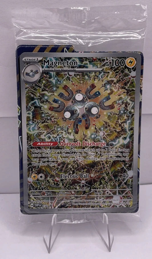 Pokemon Magneton SVP 159 Black Star Promo Sealed Holo TCG