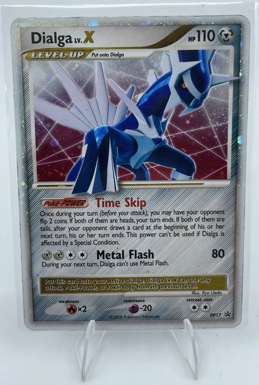 Pokemon TCG Dialga LV.X DP17 Holo Black Star Promo Diamond Pearl 2008 HP
