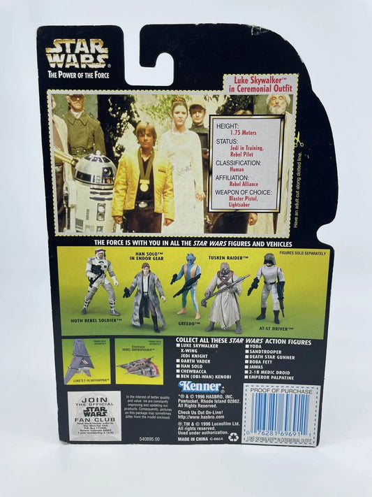 1996 - Star Wars POTF - Luke Skywalker Ceremonial Outfit - Hasbro/Kenner
