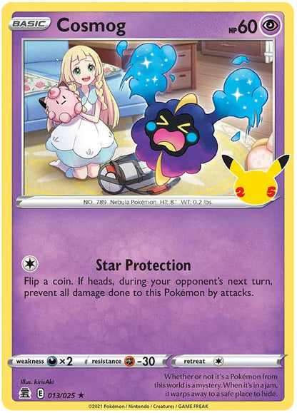 Cosmog 013/025 Celebrations Holo