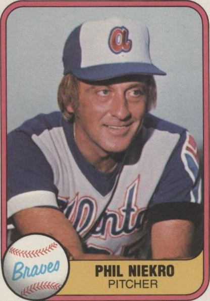 1981 Fleer - Phil Niekro #242 SGC 8.5