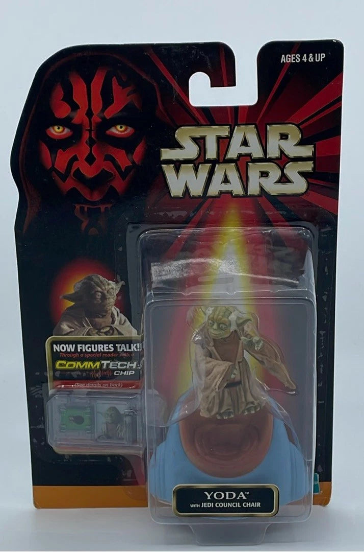 1998 Hasbro Star Wars Ep 1 Yoda CommTech Chip
