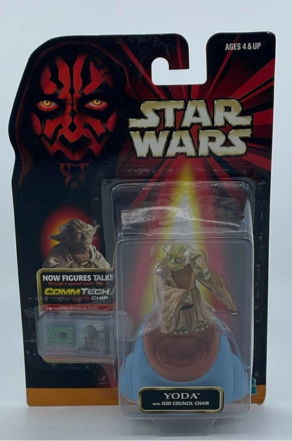 1998 Hasbro Star Wars Ep 1 Yoda CommTech Chip