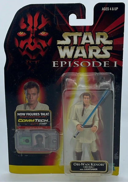 1998 - Star Wars Ep 1 Obi-Wan Kenobi Jedi Duel Figure - Hasbro