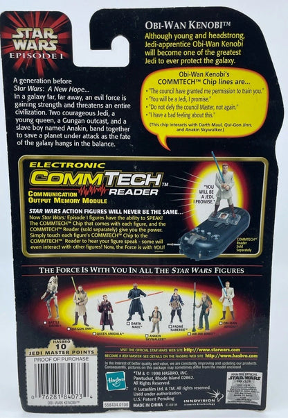1998 - Star Wars Ep 1 Obi-Wan Kenobi Jedi Duel Figure - Hasbro