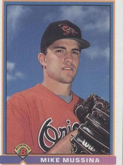 1991 Bowman - Mike Mussina #97 (RC) SGC 7