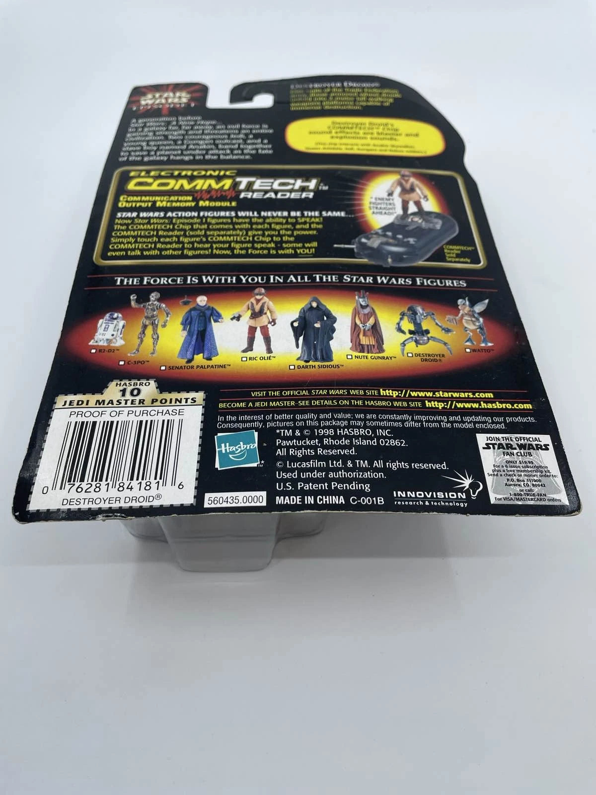 1998 - Star Wars Episode I -  Destroyer Droid Figure - Hasbro