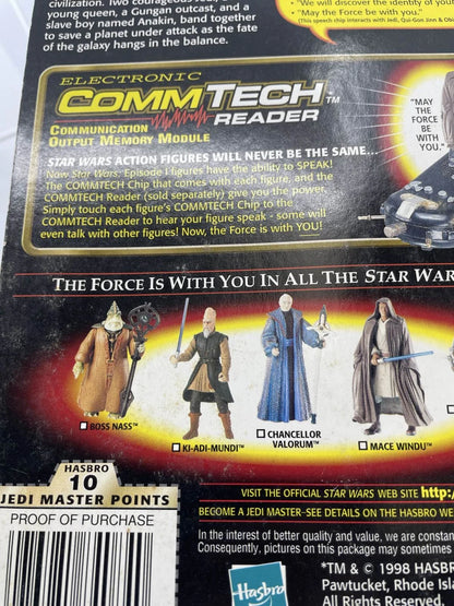 1998 Star Wars Episode 1 -  Mace Windu - CommTech -Hasbro