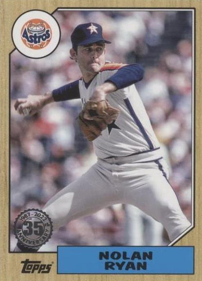 2022 Topps Series 1 - 1987 Topps 35th Anniversary Nolan Ryan #T87-94 SGC 10