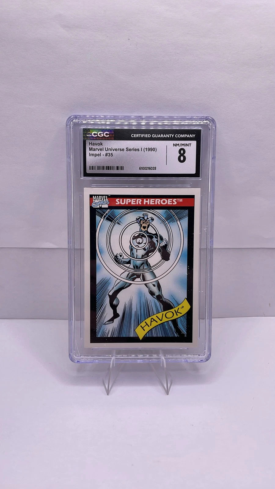 1990 Impel Marvel Universe Havok #35 CGC 8 NM/M