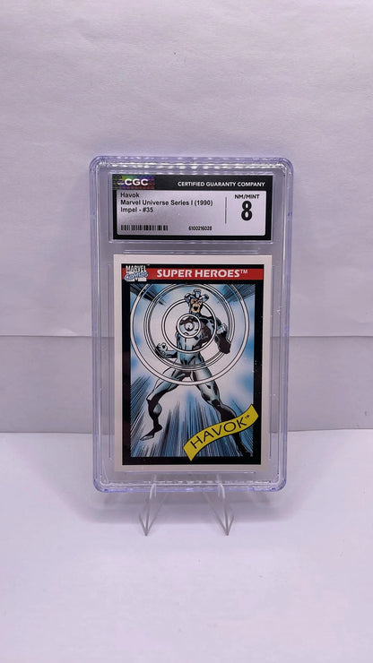 1990 Impel Marvel Universe Havok #35 CGC 8 NM/M