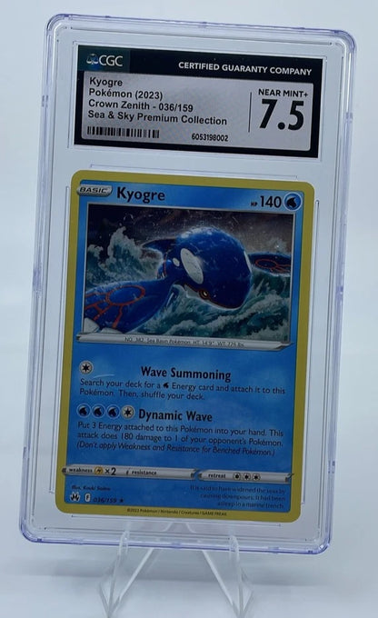 Kyogre 036/159 CZ Sea & Sky CGC 7.5
