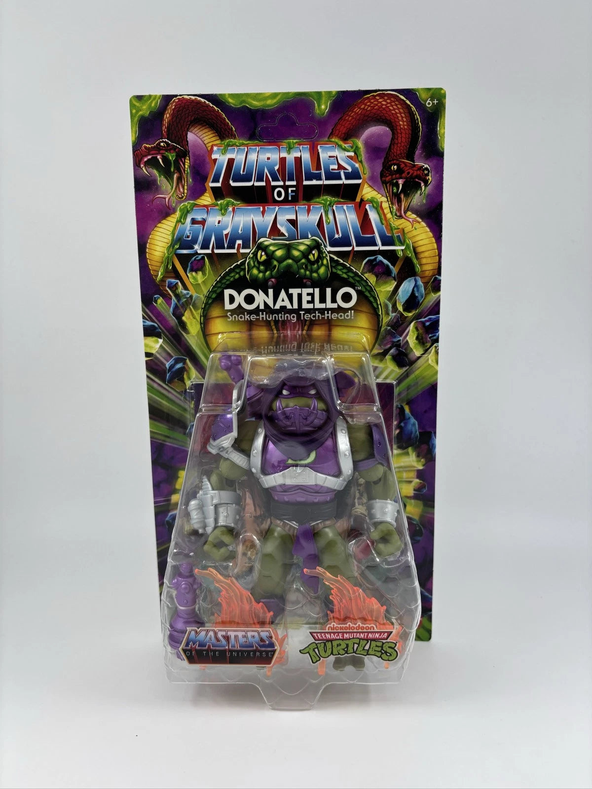 MOTU TMNT Grayskull Donatello Action Figure Mattel Unpunched