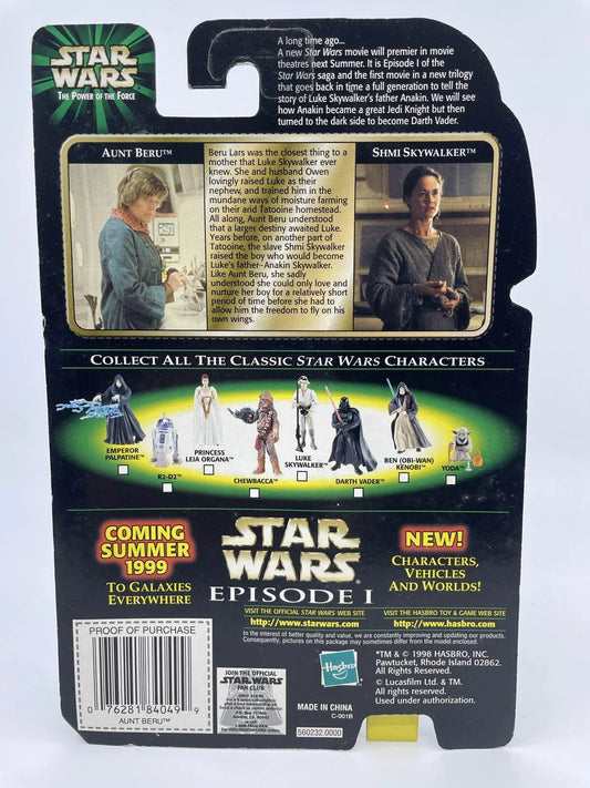 1998 - Star Wars POTF - Aunt Beru with Droid Flashback Photo -Hasbro
