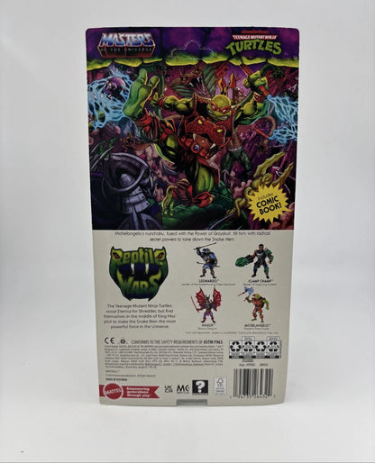 Grayskull Turtles Michelangelo MOTU Origins TMNT Action Figure Mattel