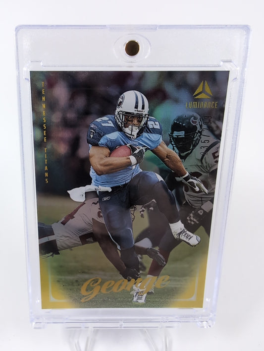 2025 Panini Luminance - Eddie George Gold /299 #59 Titans