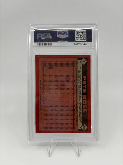 Share 1986 Topps - Pete Rose #1 PSA 6
