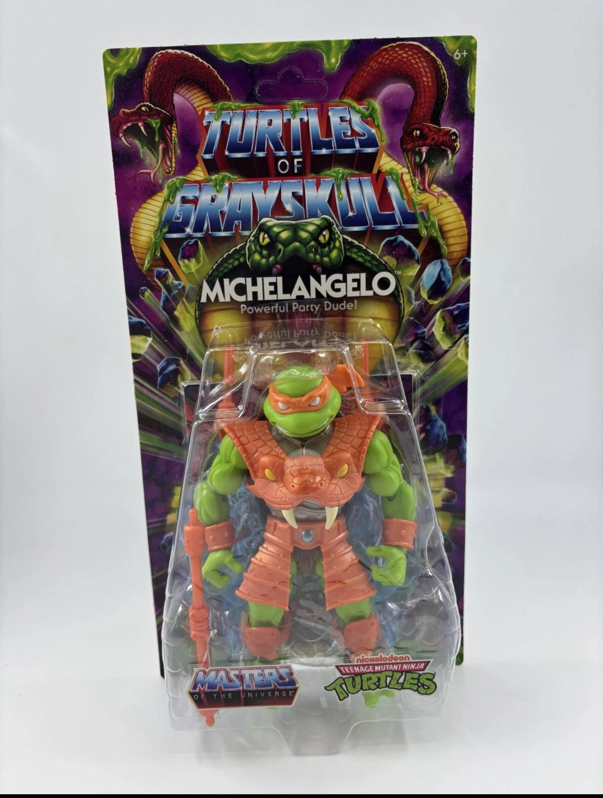 Grayskull Turtles Michelangelo MOTU Origins TMNT Action Figure Mattel