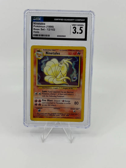 Ninetales 012/102 Base Set Holo CGC 3.5
