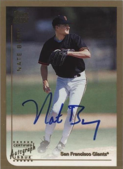 1999 Topps Traded - Nate Bump #T28 Autographs (AU, RC) PSA 6