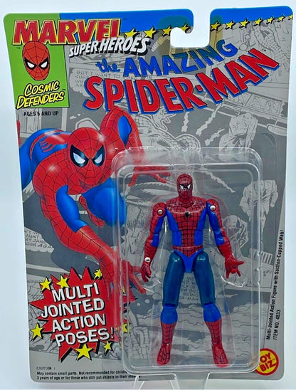 1992 Toy Biz Marvel Super Heroes Cosmic Defenders Spider-Man Figure