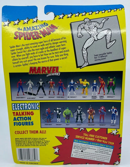 1992 Toy Biz Marvel Super Heroes Cosmic Defenders Spider-Man Figure