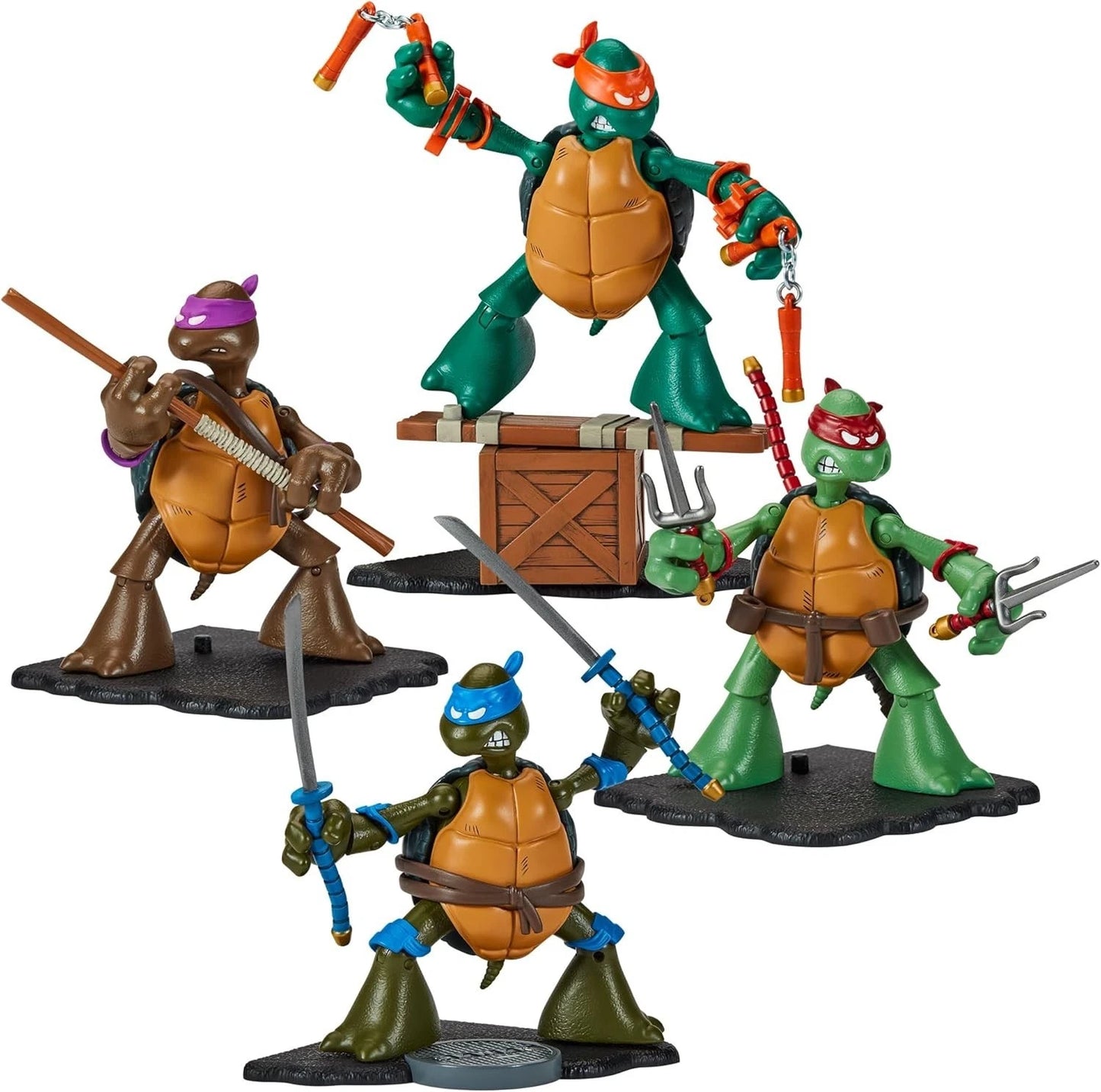 The Teenage Mutant Ninja Original Sketch Figures Playmates #80993