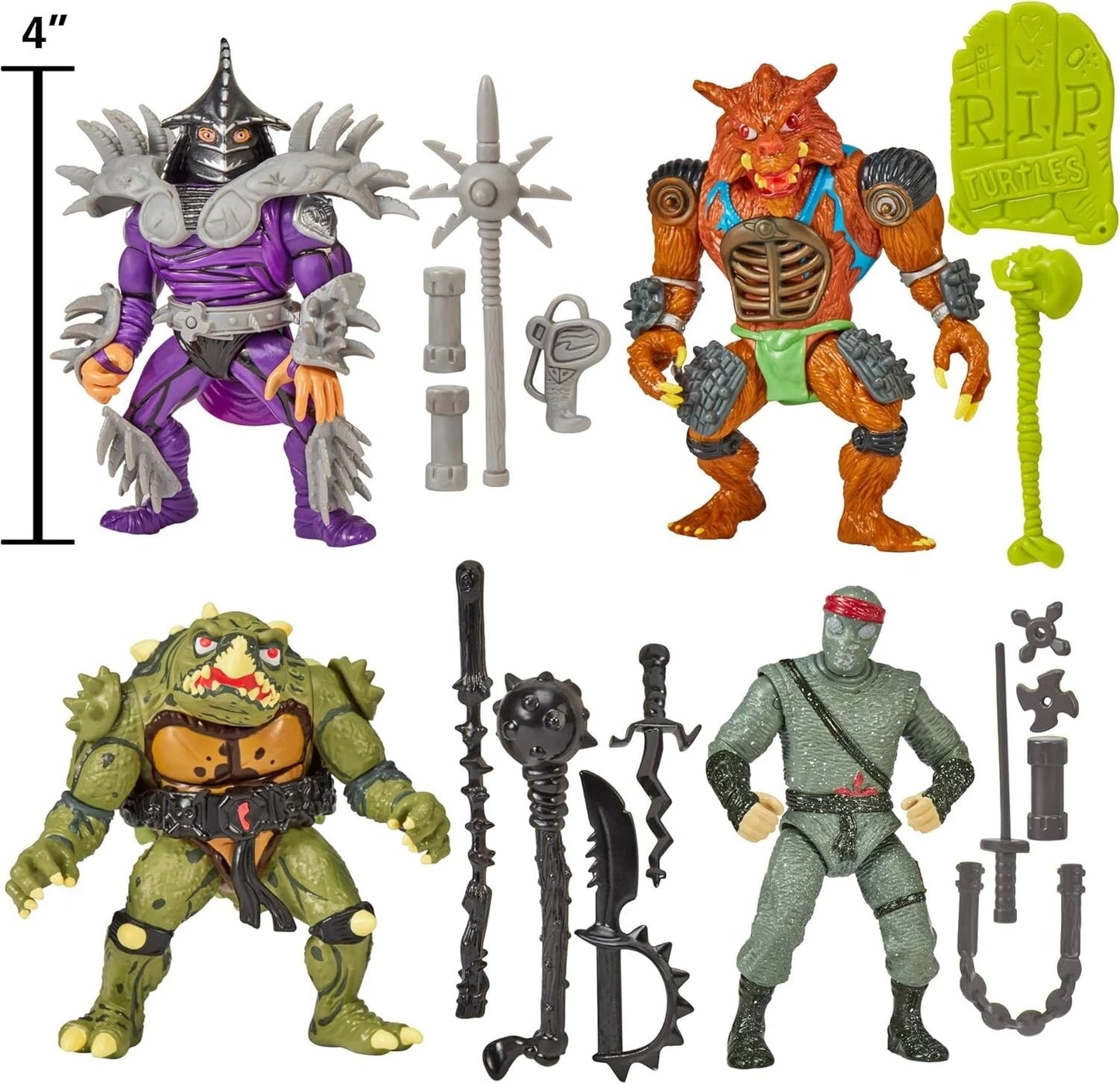 TMNT - Classic Movie Star Villians 4-Pack  Playmates 81169